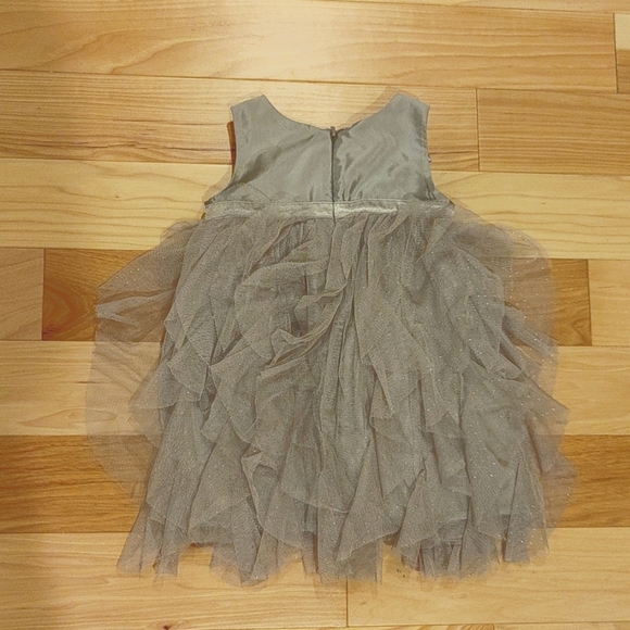 Old Navy 6-12 months grey/silver dress - Picture 2 of 2